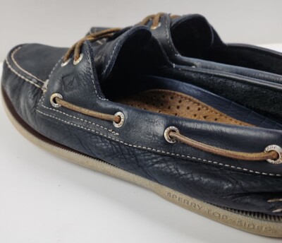Sperry Top-Sider Sz 10.5 Slip-On Blue Fabric Men Slip‎ On  Medium (D, M) Sperry Top-Sider Sz 10.5 Slip-On Blue Fabric Men Slip On  main image 2