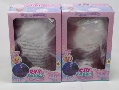 2X Cry Babies Goodnight Starry Sky Daisy 12'' Bedtime Baby Doll NEW