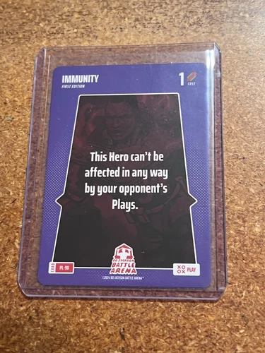 2024 Bo Jackson Battle Arena PLAY CARD # PL-98 Immunity