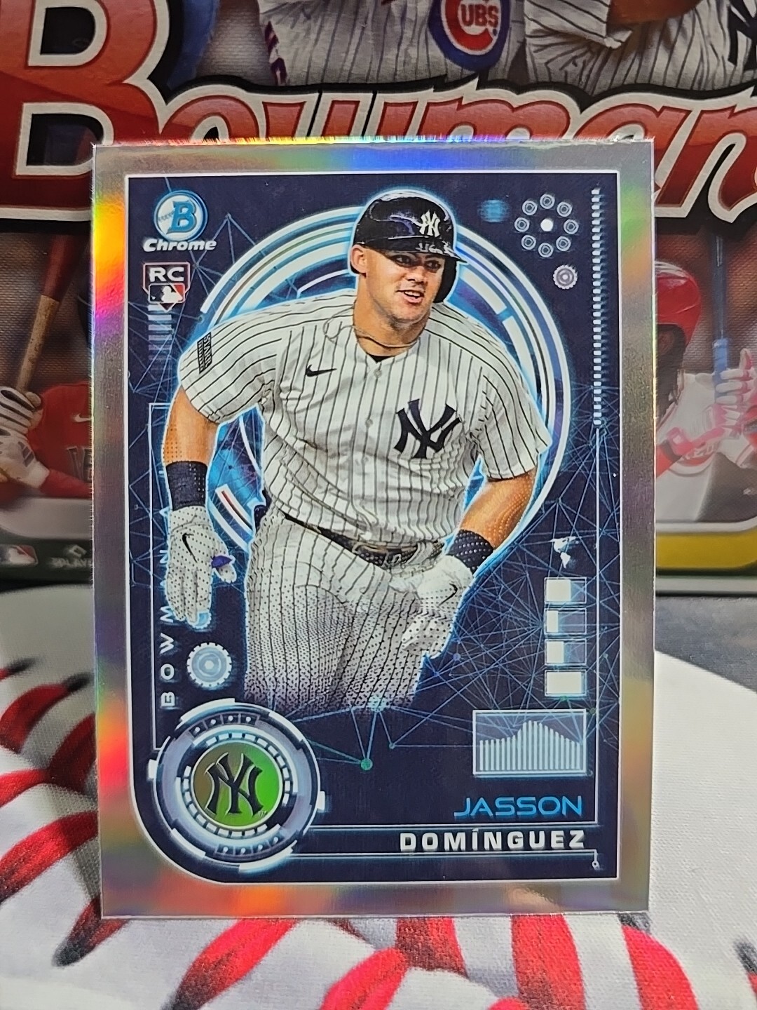2024 Bowman Chrome Jasson Dominguez AI Rookie Yankees #BAI-8 RC Refractor