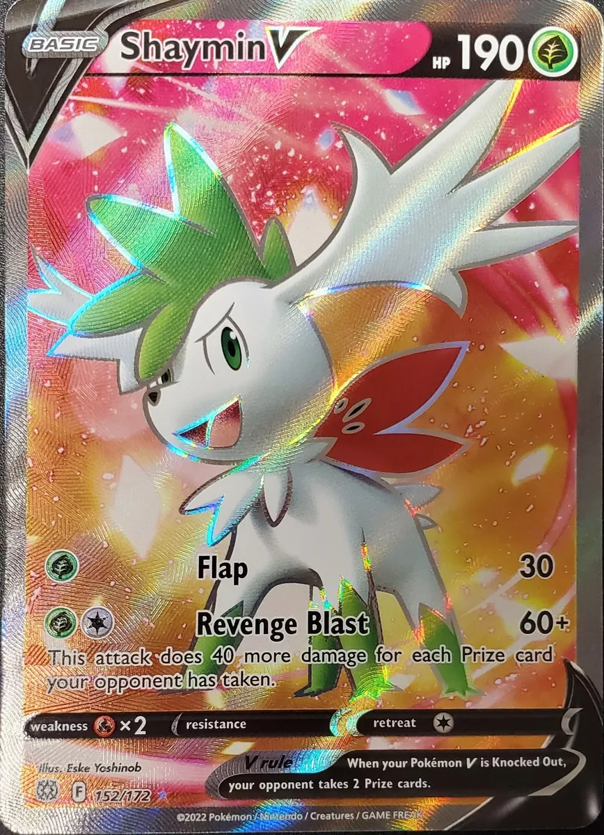 Shaymin V - 152/172 - Full Art Ultra Rare