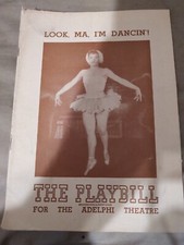 LOOK, MA, I'M DANCING Playbill February 9, 1948 Nancy Walker Adelphi Theatre