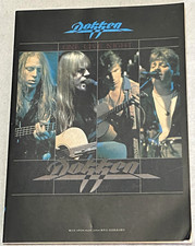 Dokken One Live Night Band Score Japan Guitar Keyboard Vocal TAB Music Book