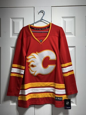 Calgary Flames Jersey Women's 2XL NHL Fanatics Official