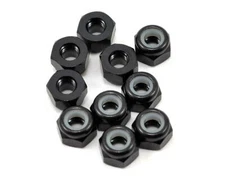 Schumacher SPEED PACK M3 Aluminum Locknut (Black) (10) [SCHU4241]