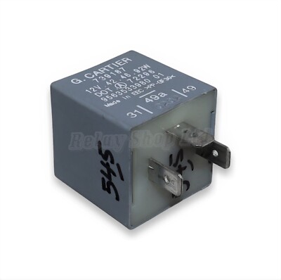 545-Peugeot & Citroen /90-10 3-Pin Flasher Relay G. Cartier 