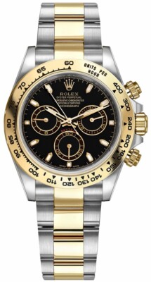 Rolex Cosmograph Daytona 116503 Two-Tone Black Dial Chronograph 40mm Men's Watch