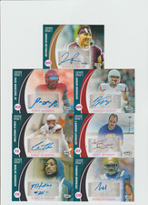 2017 SAGE HIT PREMIER DRAFT FOOTBALL 10 CARD AUTO ROOKIE LOT C.J. BEATHARD