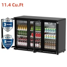 11.4 Cu.Ft Back Bar Cooler Beverage Refrigerator Counter Height Bar Fridge NEW