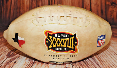 Super Bowl History XXXVIII Feb. 1,2004 Football LIMITED EDITION OF