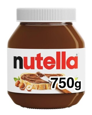 Nutella Ferrero Hazelnut Spread with Cocoa 750g=26.5oz Jar; Fresh New نوتيلا