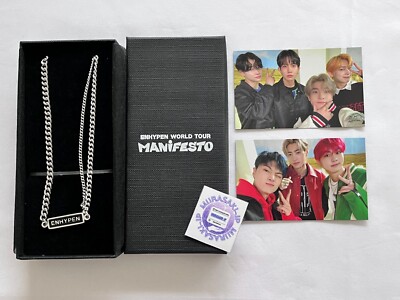ENHYPEN 公式 トレカ ワールドツアー ワルツ manifesto ENHYPEN World Tour Manifesto Necklace + 2 photocard | eBay