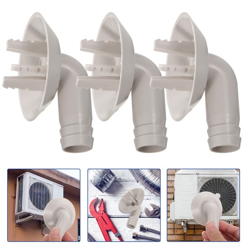 3 Pcs Window Air Conditioners Drain Kit for Home Ac Units White Glives