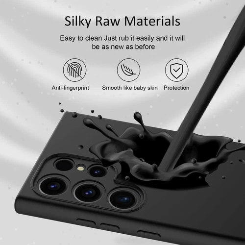 Für Samsung Galaxy S25 S25 Plus S25 Ultra Silikon Hülle Case Cover + Hartglas - Bild 44 von 46