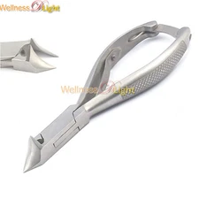 Stainless Steel Ingrown Toe Nail Clipper Cutter Moon Shape Pedicure Tool