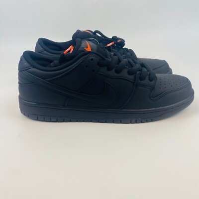 Nike SB Dunk Low Pro ISO Triple Black FJ1674-001 Men's | eBay