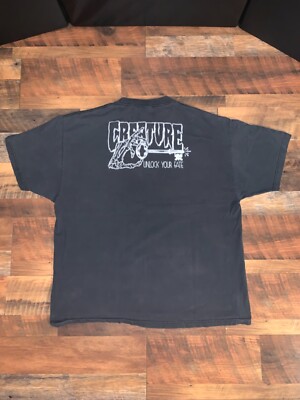 Mens VTG Creature Skateboards Unlock you fate Shirt Size Xl