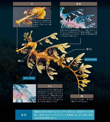 Bandai Ikimono Encyclope the diversity of life on earth Leafy sea