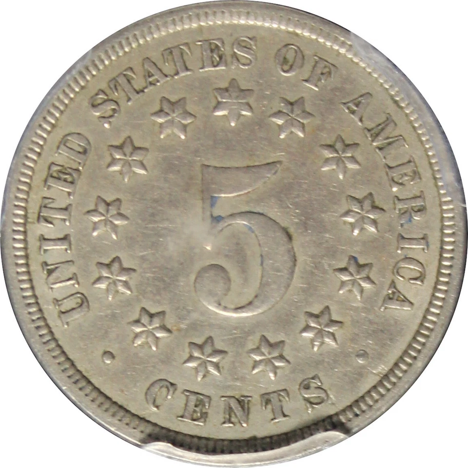 1868 XF45 Shield Nickle, PCGS 24316929 - Image 2 of 4