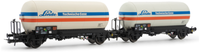 Rivarossi HR6643 2-Tlg. Set 2-Achsige Gaskesselwagen Db Linde Spur H0 Ep.Iv Neu