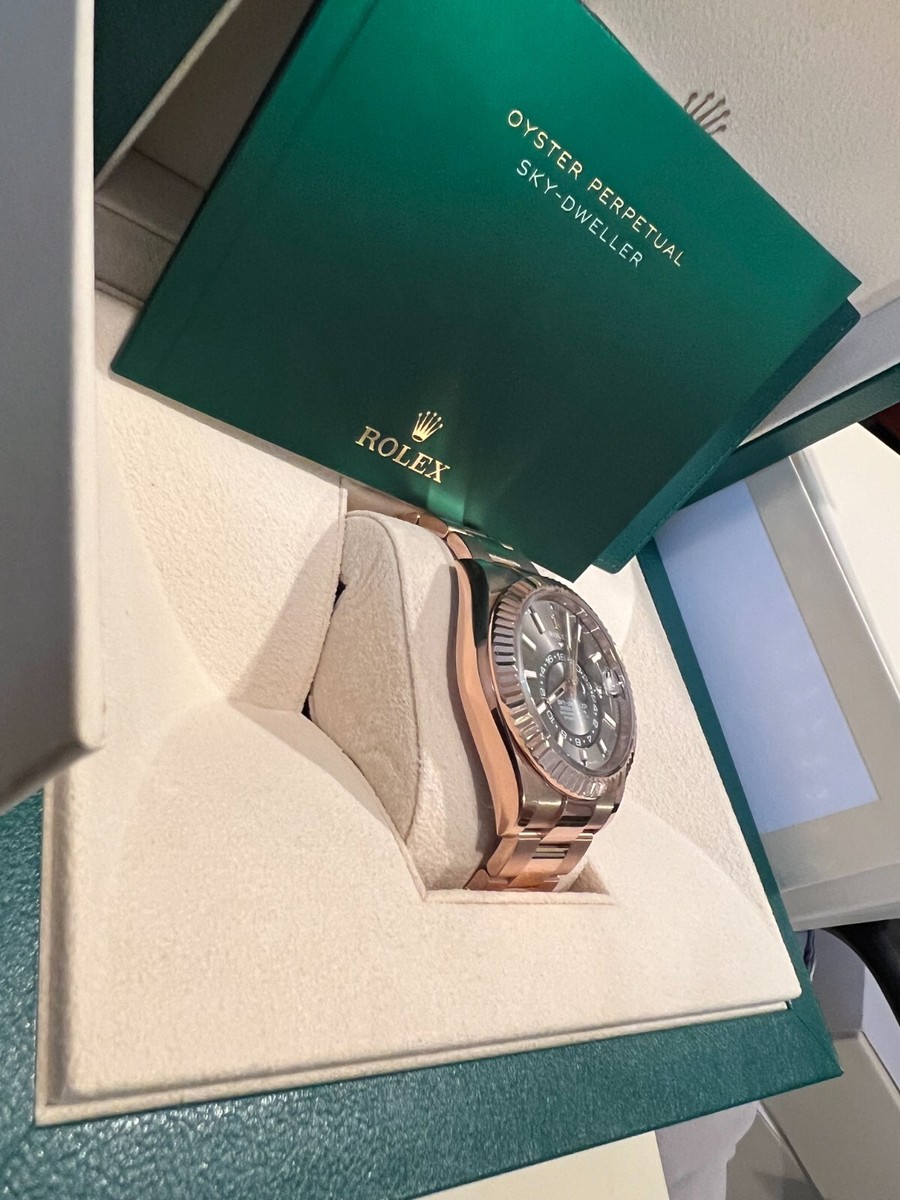 2024 Rolex Sky-Dweller Gold 18K Rose Gold 336935 42mm Watch