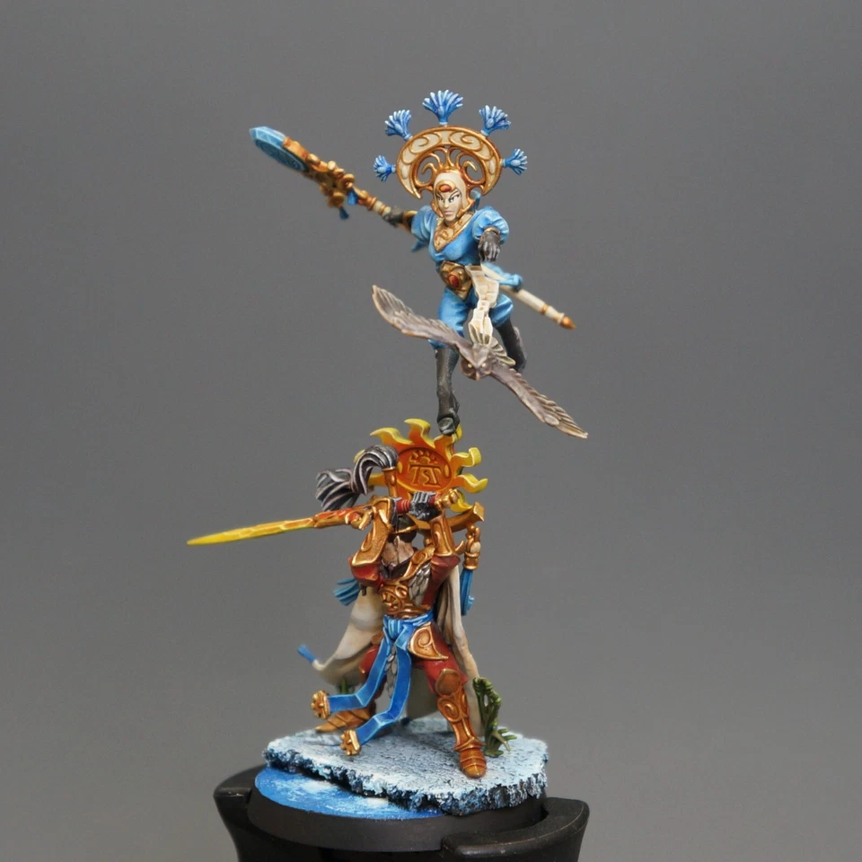 Ellania and Ellathor, Eclipsian Warsages Warhammer Age of Sigmar Painted Army GW - Image 2 of 4