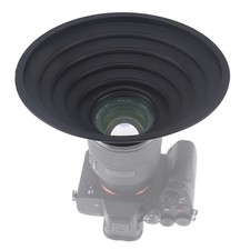 Universal Photo Ultimate Camera Lens Hood Anti-Glass Silicone Rubber Reversible