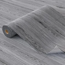 Oxdigi Peel and Stick Vinyl Flooring Roll 23"x 118"/19 Sq.Ft, Thicken Self Ad...