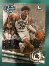 2023-24 Bowman University Chrome - #55 Malik Hall (RC)