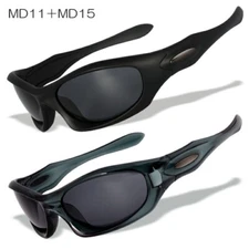 Original Monster Polarized Sports Sunglass MD11+MD15 UV99.9%cut Driving Fishing