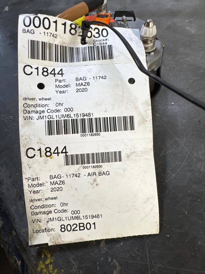17 18 19 20 21 MAZDA 6 Air Bag rueda de conductor Foto 3 de 3