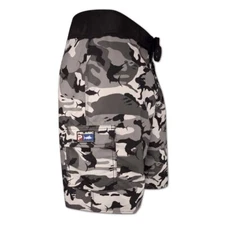 Pelagic Fish Camo Fishing Board Shorts Grey or Blue Fish Camo Color Size 32 - 40