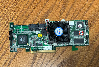 Areca ARC-1210 4-port (4x 7pin SATA) PCIe SATA-II RAID Controller No Bracket