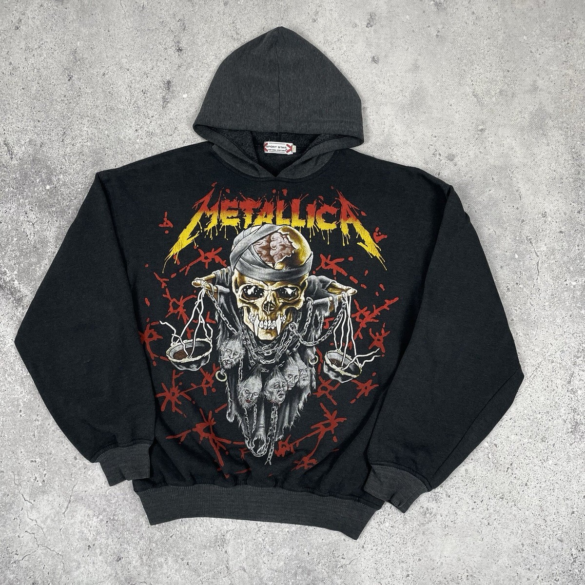 Very Rare Metallica Vintage Men's Hoodie Size M Rock Band