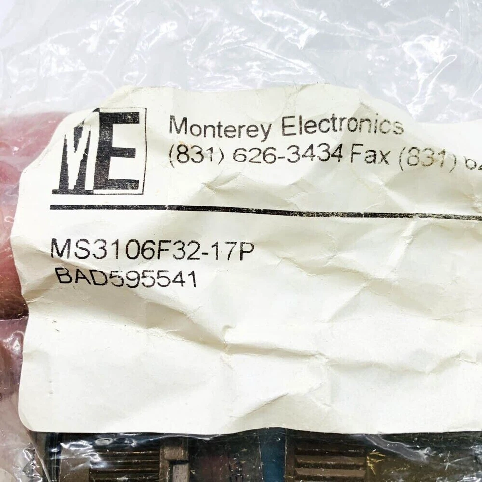 ITT Cannon MS3106F32-17P Circular MIL Spec Connector 4 Position - Image 3 of 4