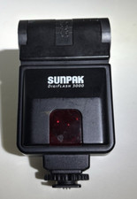 Sunpak DigiFlash 3000 Camera Digital TTL Flash Unit For Nikon DSLR Cameras BNI