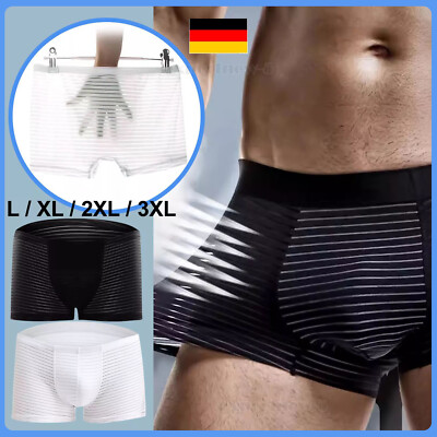 3 Pack Männer Unterwäsche Boxershorts Bequeme Bambus Viskose Unterwäsche Trunks