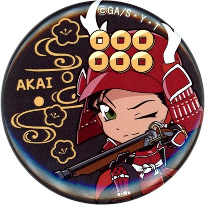 Shuichi Akai Detective Conan Sengoku Button Osaka Castle Honjin SHOP  Japan T853