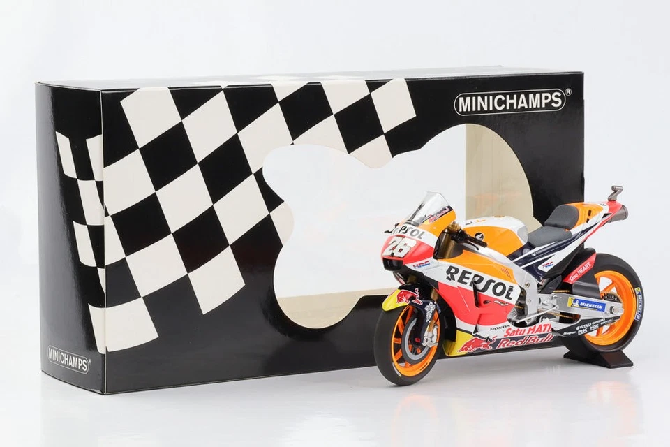 1:12 Honda RC213V Bike Repsol Team Dani Pedrosa MotoGP 2018 Minichamps - Bild 3 von 3