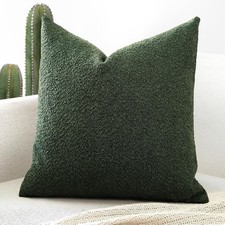 Set of 1 Textured Boucle Throw Pillow Covers Square Pillow Cases Cozy Soft