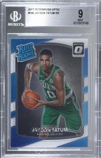 2017-18 Panini Donruss Optic Rated Rookie Jayson Tatum #198 BGS 9 MINT sg0