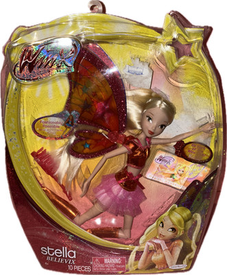 Winx Club Jakks Pacific Believix Stella Doll NEW IN BOX!
