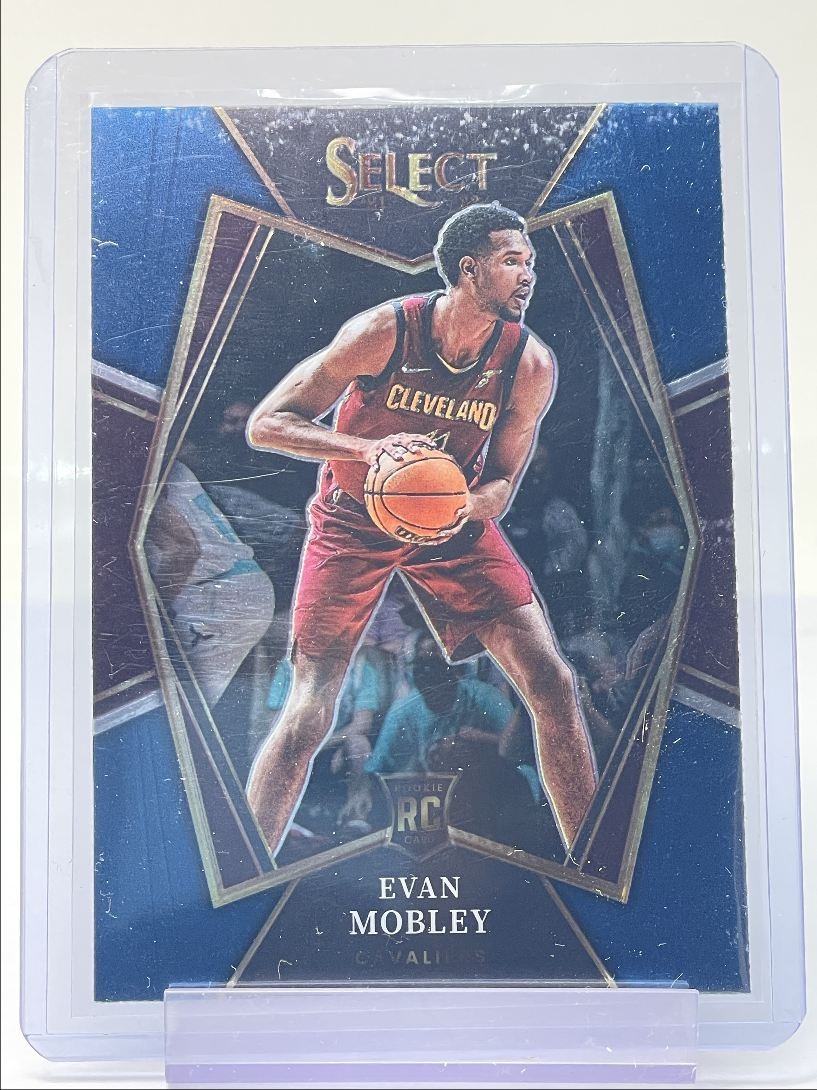 EVAN MOBLEY 2021-22 SELECT PREMIER LEVEL ROOKIE BLUE RETAIL RC Q1300-H