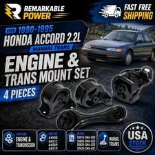 Enginetrans Mount 4pcs Set For Manual Fit 1990-1993 Honda Accord Lx Dx 2.2l