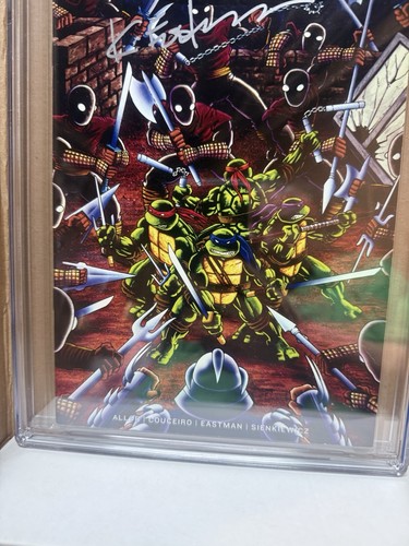 TMNT Universe 1 Sub Edition CGC 9.4 SS 2016 1st App Of Zodi Signed K. Eastman - Afbeelding 3 van 9
