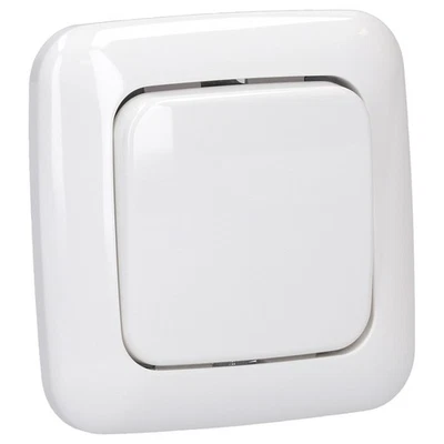 BUSCH-JAEGER Busch Jaeger Wechselschalter Komplettset Lichtschalter Alpinweiß Reflex SI