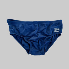 Speedo Men navy blue endurance swim Brief swimwear size 30 32 34 36