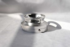 2X silvery Full Metal NAB Hub Adapter 1/4" 1/2" For Reel To Reel Tape Recorder