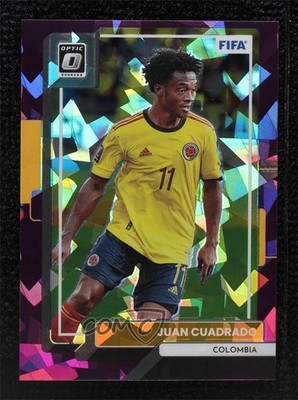 2022-23 Panini Donruss Optic Purple Ice Prizm 18/99 Juan Cuadrado #148 a3q