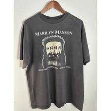 Marilyn Manson Believe Reprint Single Stitch T-shirt Brockum Tag